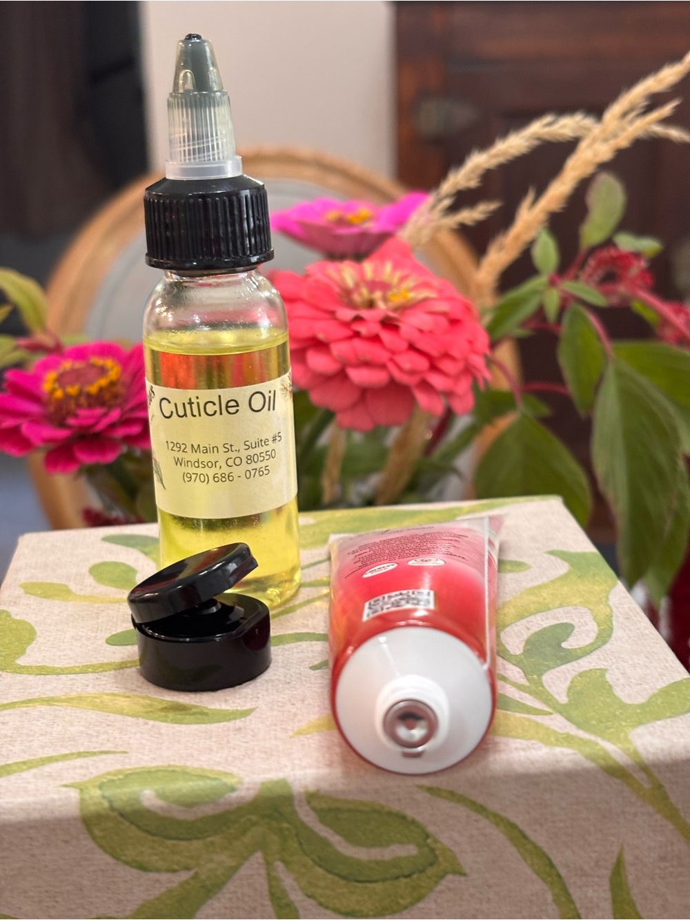 Pomegranate & Dragon Fruit Body Cream with Cuticle Oil - Pink & Yellow Duo - Picture 3 of 13